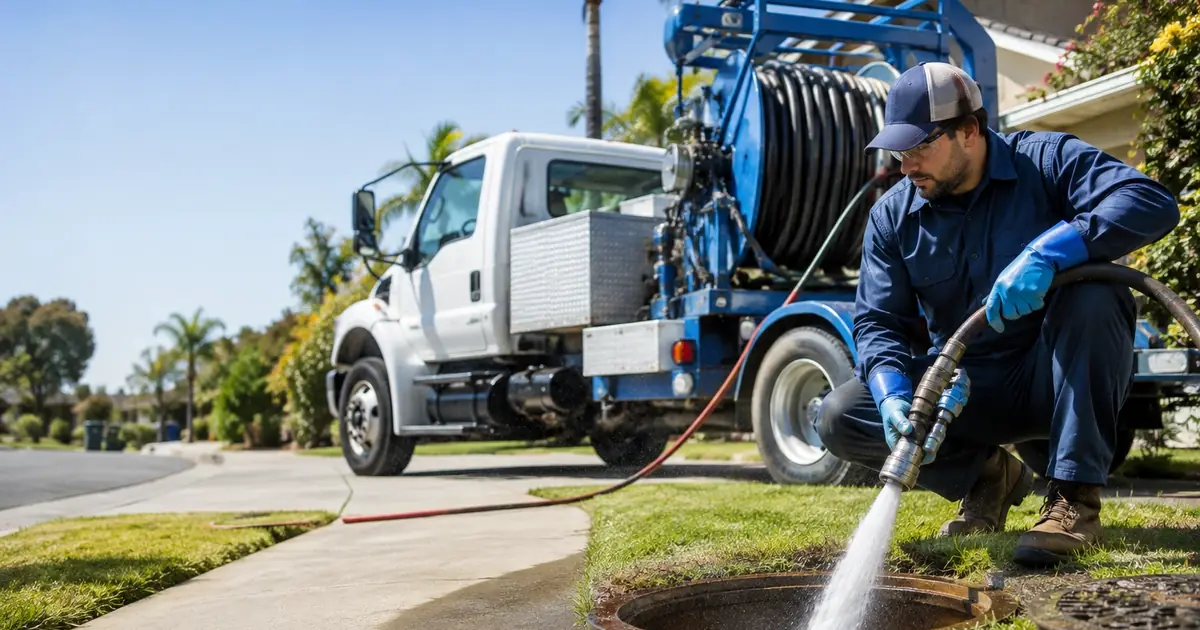 Hydro jet sewer cleaning Orange